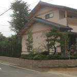 東松山市の外構造園工事　庭木の植込み